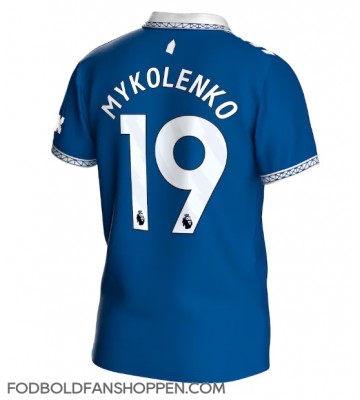 Everton Vitaliy Mykolenko #19 Hjemmebanetrøje 2023-24 Kortærmet